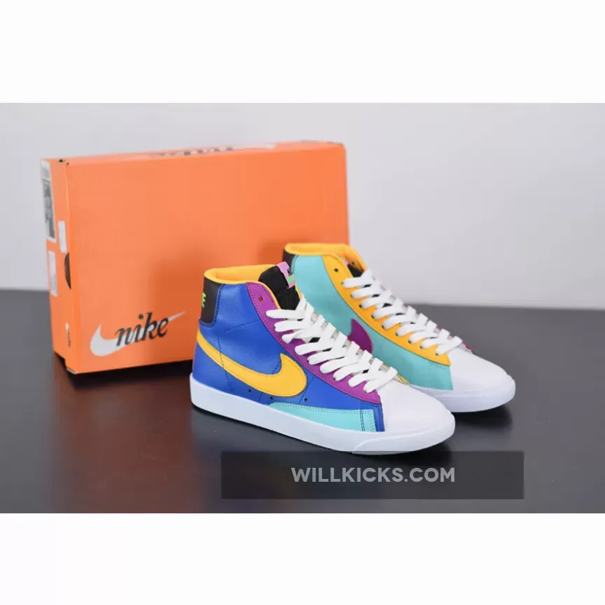 Nike Blazer Mid GS Multi Battle Blue WMNS CZ9441-400