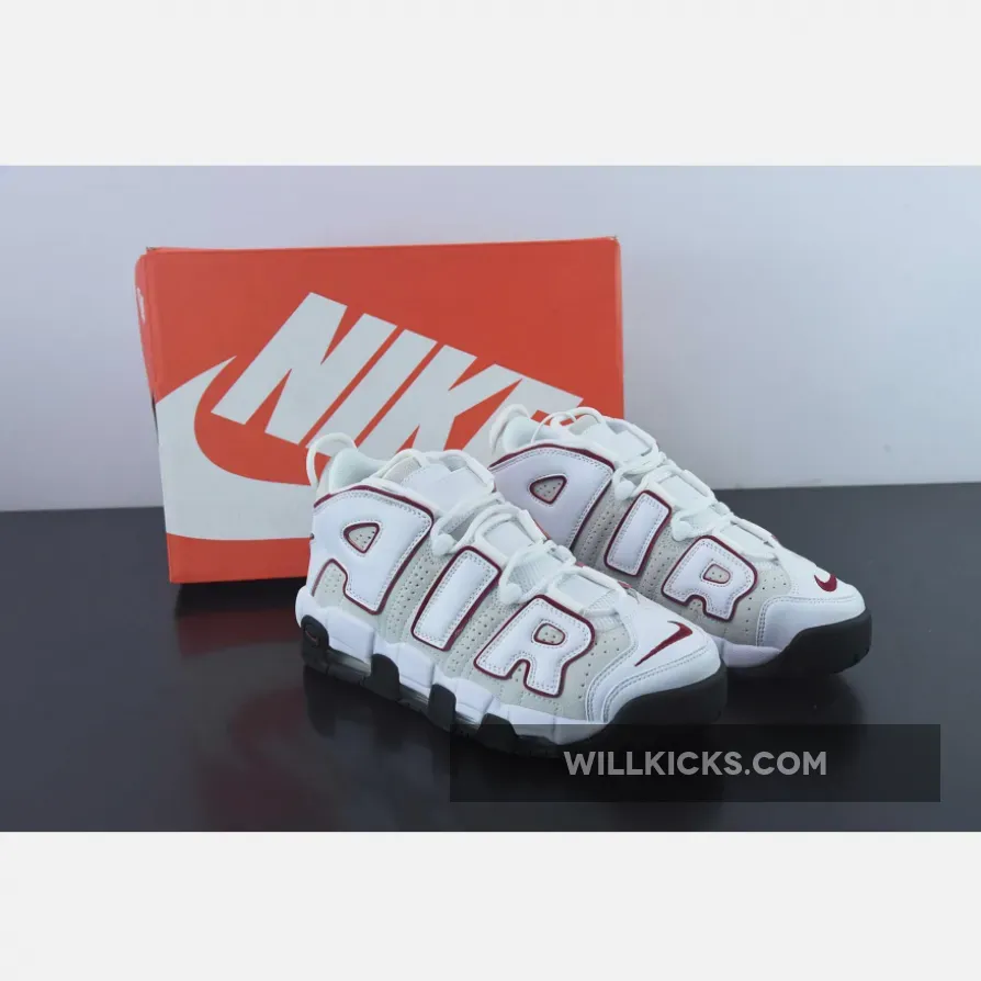 Nike Air More Uptempo Bulls White Team Red FB1380-100, red and white uptempo