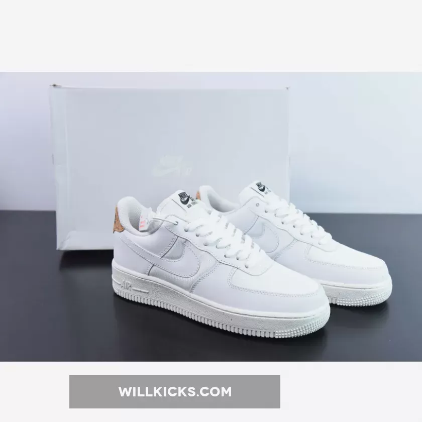 Nike Air Force 1 Cork - Nike Air Force 1 Low Next Nature White Cork DV7184-001