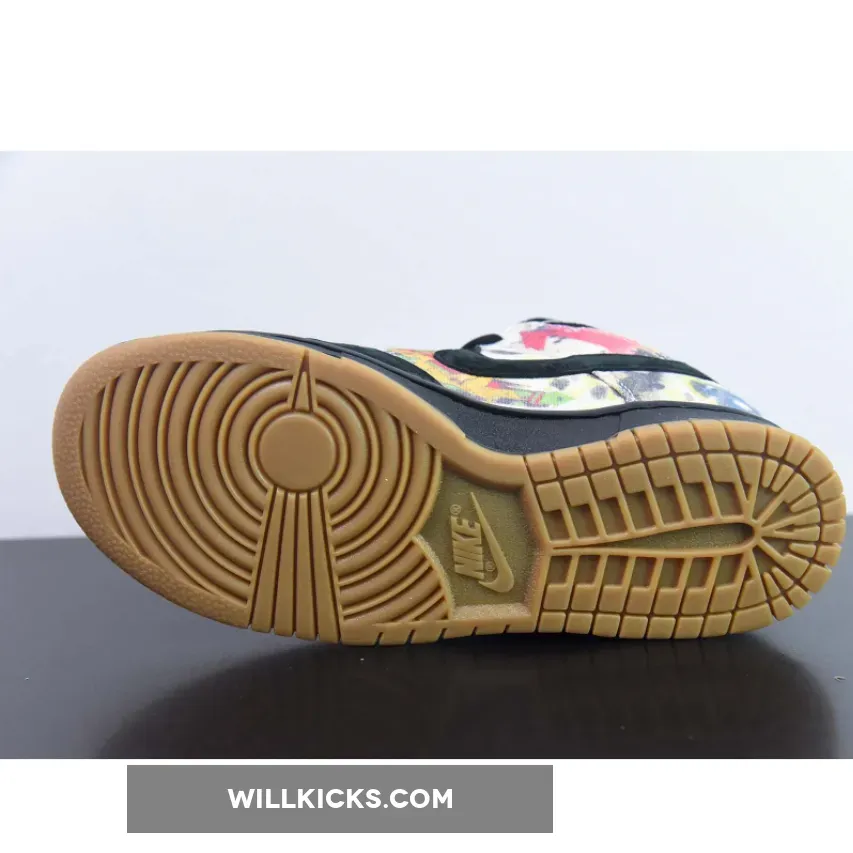 Supreme Nike Air Max / Supreme X Nike SB Dunk Low 'Rammellzee' Black Multi-Color FD8778-001