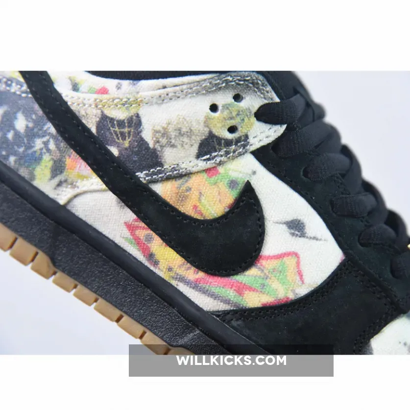 Supreme Nike Air Max / Supreme X Nike SB Dunk Low 'Rammellzee' Black Multi-Color FD8778-001