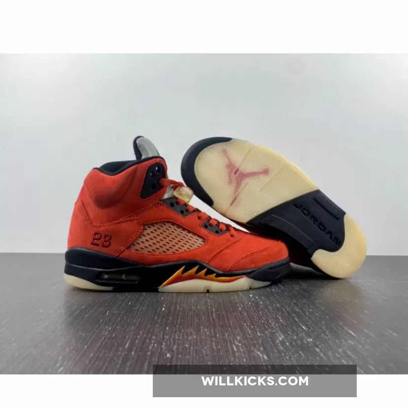 Air Jordan 5 'Mars For Her' Martian Sunrise/Black-Fire Red DD9336-800 / jordan 5 martian sunrise