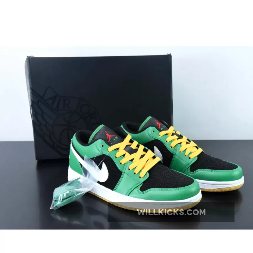 Air Jordan 1 Low Malachite/Fire Red-Black-Taxi-White DQ8422-300 / air jordan 1 low malachite