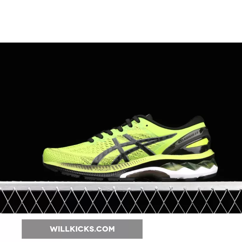 Asics Men's GEL-KAYANO 27 Running Shoes Lime Zest/Black 1011A833-300 New Releases