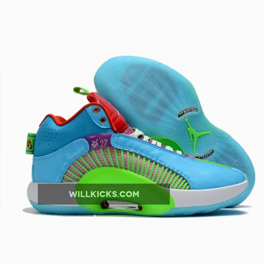 Jayson Tatum x Air Jordan 35 'Greatest Gift' Blue Fury DD3669-400, air jordan 35 jayson tatum