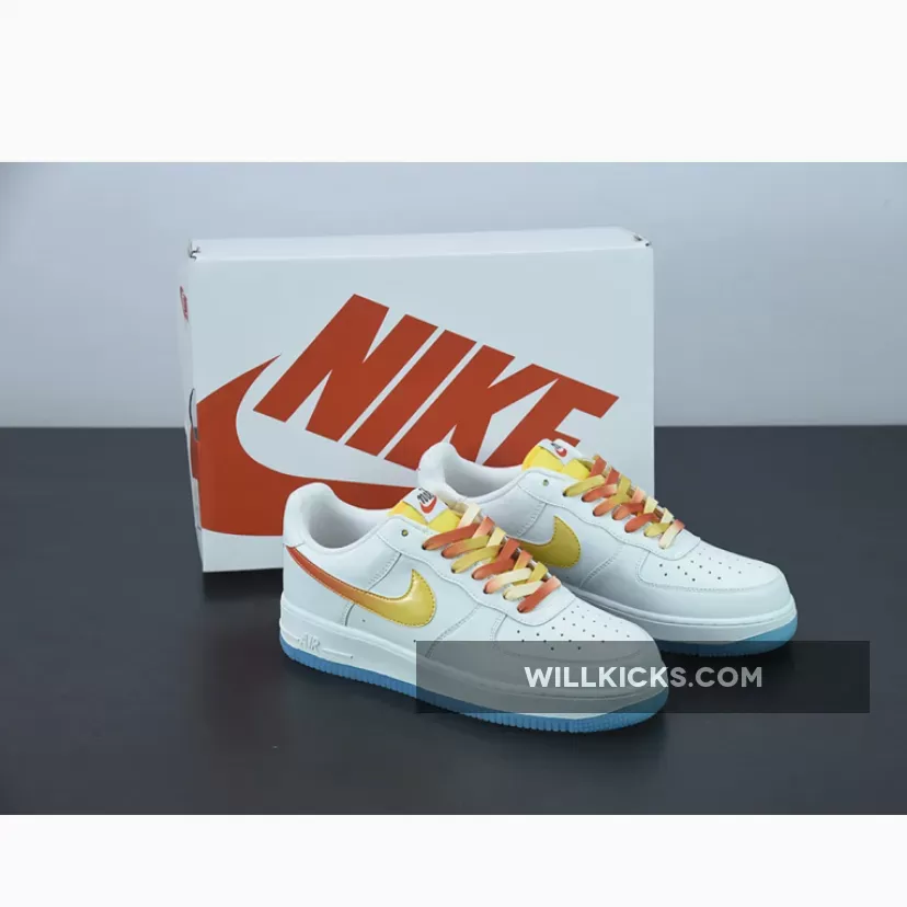 Restock Nike Air Force 1 Low White Blue Orange 1675864914