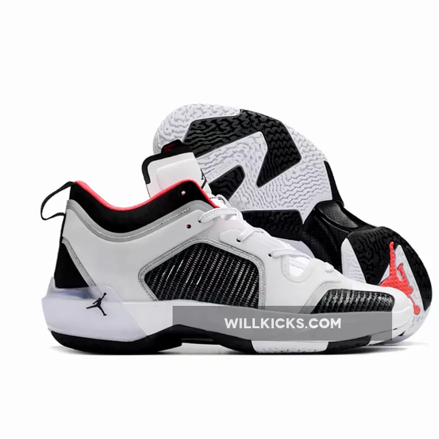 Air Jordan 37 Low White/Black-Siren Red DQ4122-100 Online