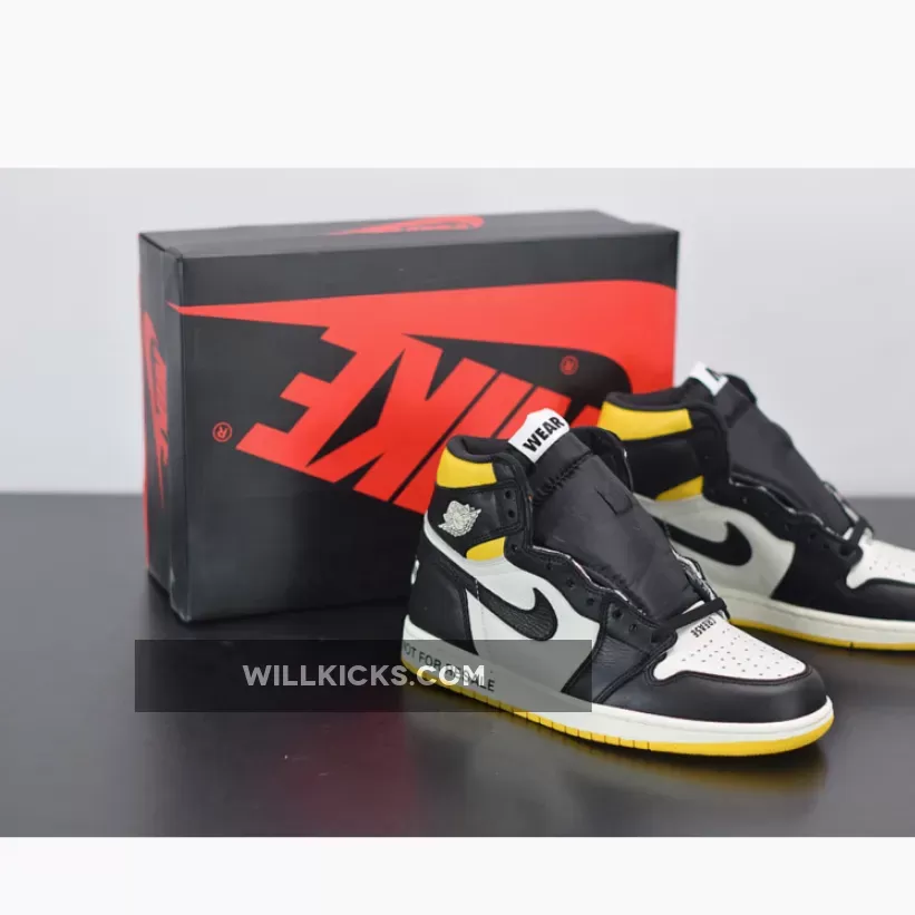 Air Jordan 1 Retro High OG NRG 'Not For Resale' Sail/Black-Varsity Maize #not for sale jordan 1