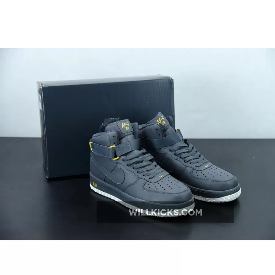 Nike Air Force 1 High Cool Grey/White-Metallic Gold / cool grey air force 1