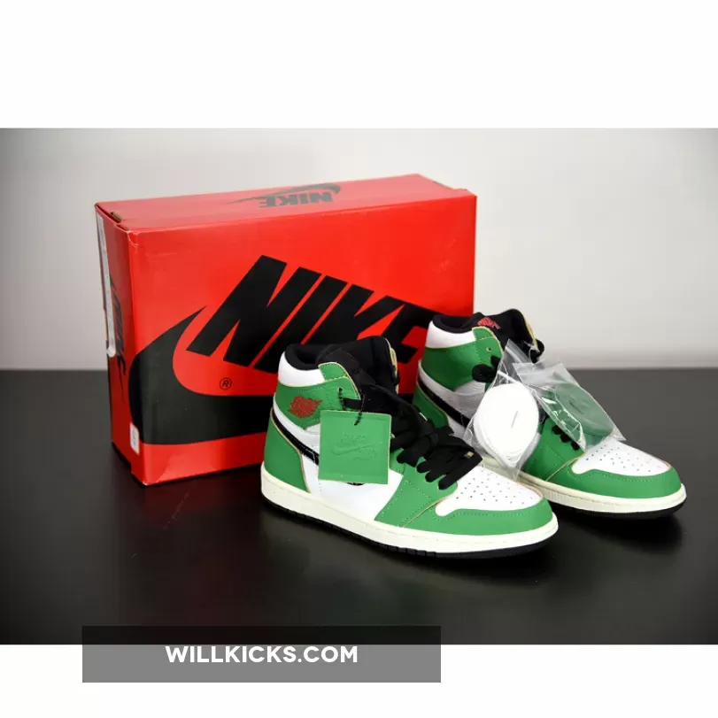 Air Jordan 1 High OG Lucky Green/White-Sail-Black, air jordan 1 retro high og 'lucky green'