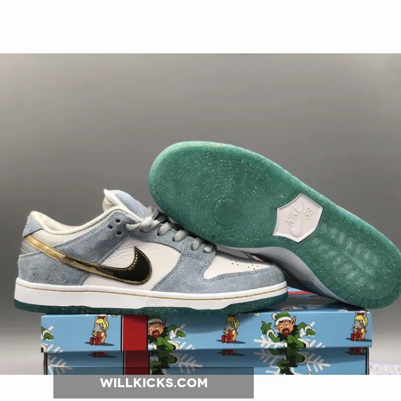 Sean Cliver x Nike SB Dunk Low 'Holiday Special' DC9936-100 / sean cliver nike sb dunk