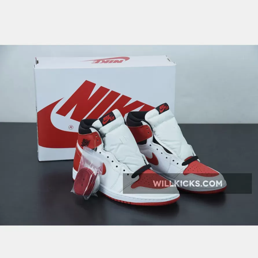 Air Jordan 1 High OG 'Heritage' White/University Red-Black 555088-161 / university red jordan 1