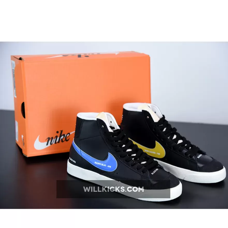 Nike Blazer Mid 77 Color Code Black DA2142-046 / blazers nike colors
