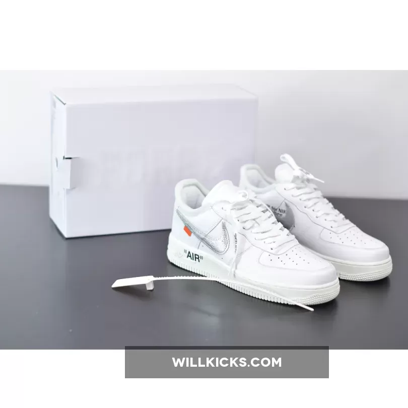 Off-White x Nike Air Force 1 Low "ComplexCon" White/Metallic Silver AO4297-100