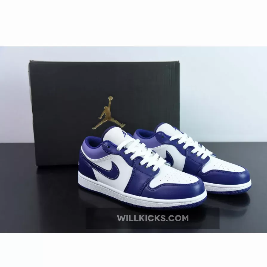 Air Jordan 1 Low 'Blueberry' Sky J Purple/White 553558-515 Online