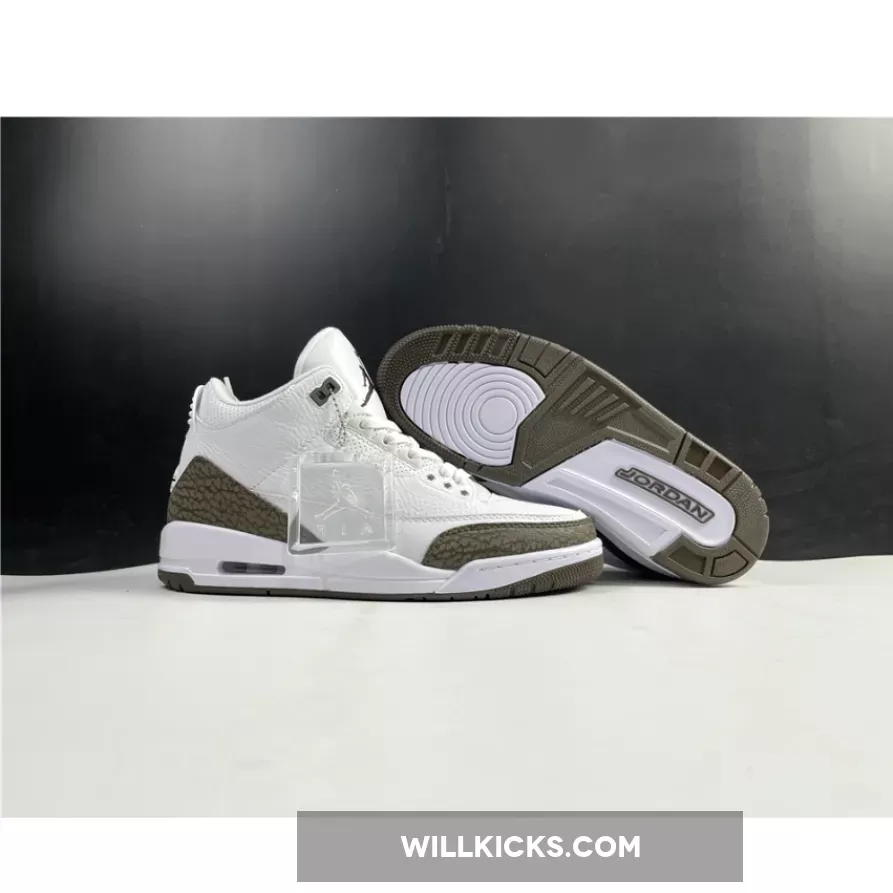 Air Jordan 3 'Mocha' White/Chrome-Dark Mocha 136064-122 - dark mocha jordan 3
