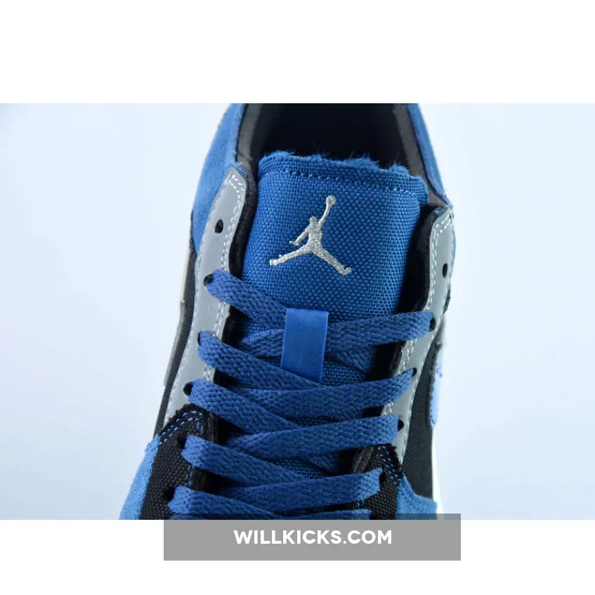 Air Jordan 1 Low SE Craft Obsidian/Ashen Slate-French Blue-Sail - low se craft