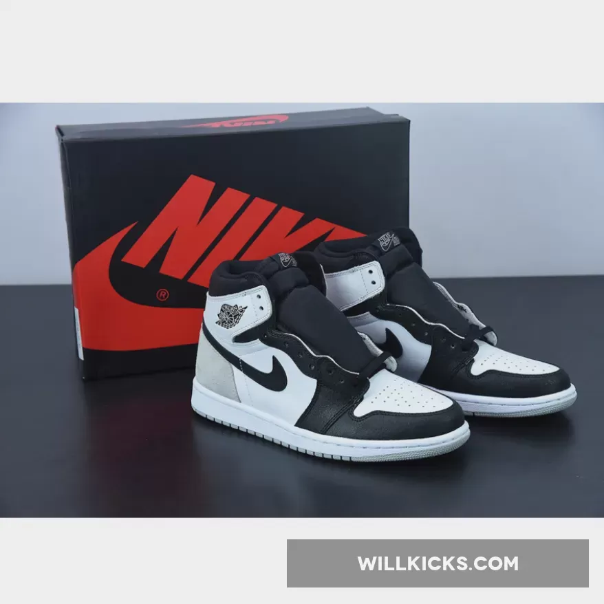 Air Jordan 1 High OG 'Stage Haze' White/Black/Grey Fog 555088-108 #jordan 1 grey haze