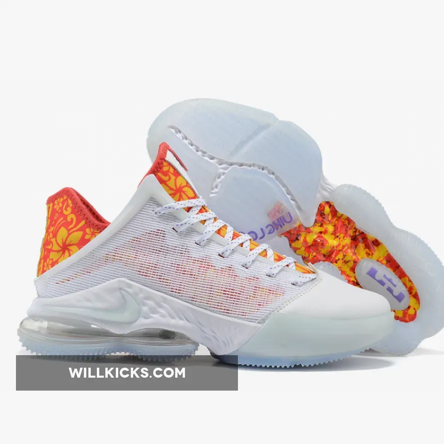 Nike LeBron 19 Low 'Magic Fruity Pebbles' DQ8344-100 - lebron magic fruity pebbles