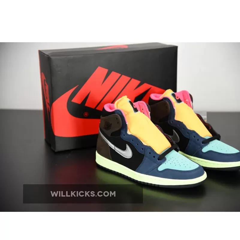 Air Jordan 1 High OG 'Bio Hack' Baroque Brown/Black-Laser Orange-Racer Pink / baroque brown jordan 1