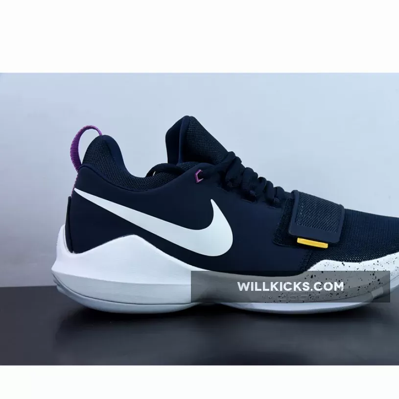Nike PG 1 The Bait Obsidian/University Gold-Hyper Violet-Wolf Grey