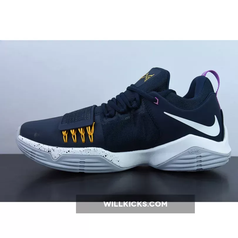 Nike PG 1 The Bait Obsidian/University Gold-Hyper Violet-Wolf Grey
