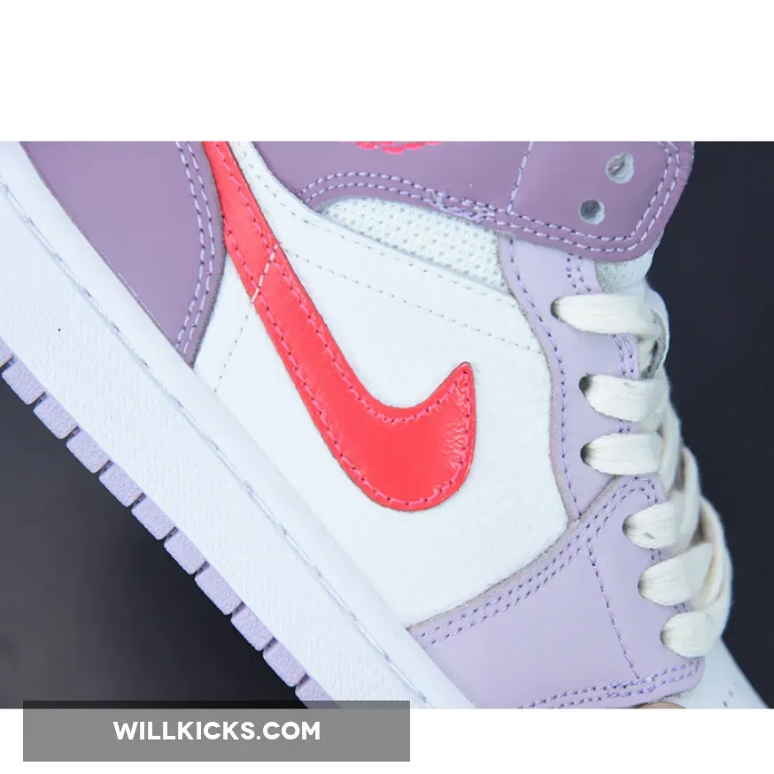 Air Jordan 1 Mid WMNS Valentine's Day White/Pink-Red / pink and red jordan 1