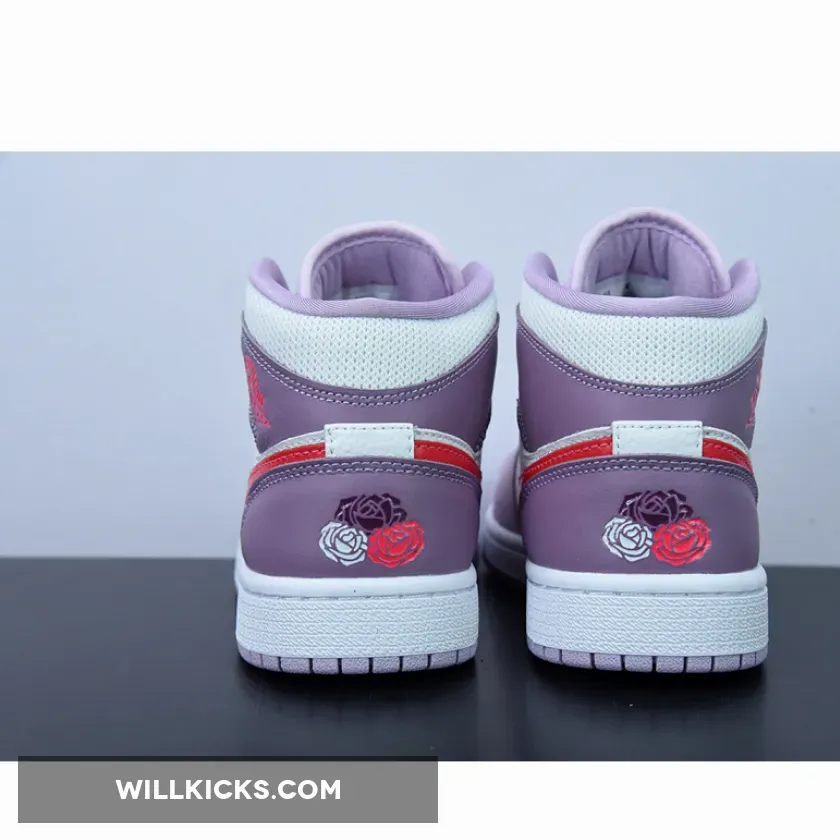 Air Jordan 1 Mid WMNS Valentine's Day White/Pink-Red / pink and red jordan 1
