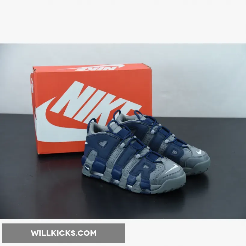 Nike Air More Uptempo Hoyas Cool Grey/White-Midnight Navy 921948-003