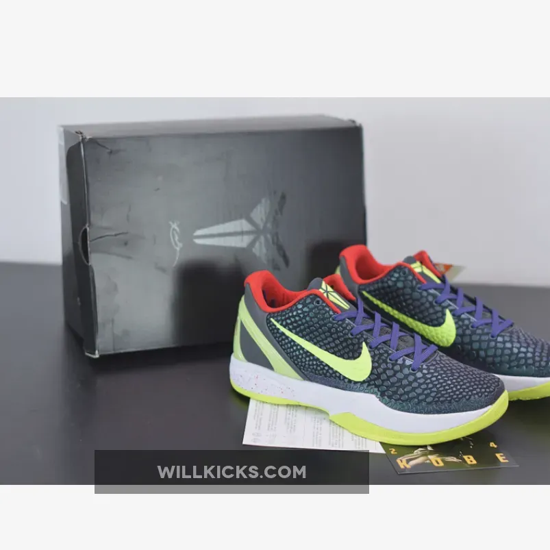 Nike Kobe 6 Protro "Chaos" Ink/Dark Grey-White-Volt | KOBE 6 CHEAP CW2190-500