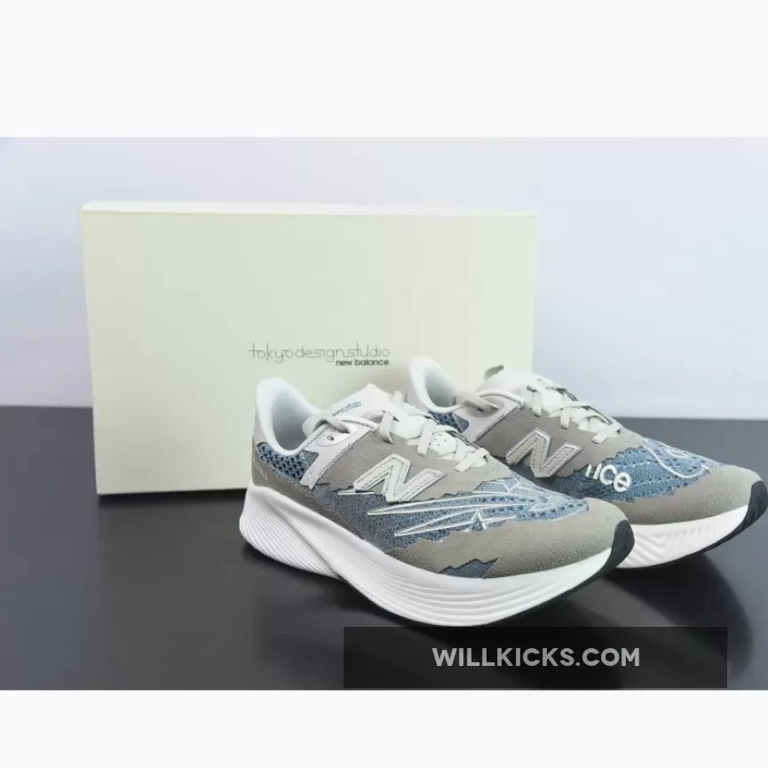 New Balance RC Elite V2 'Tokyo Design Studio' Blue/Vetiver-Light Grey / new balance tokyo design studio fuelcell rc elite v2