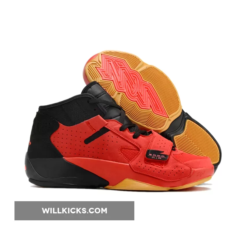 Jordan Zion 2 University Red/Black-Bright Crimson-Gum DO9073-600 Brand New