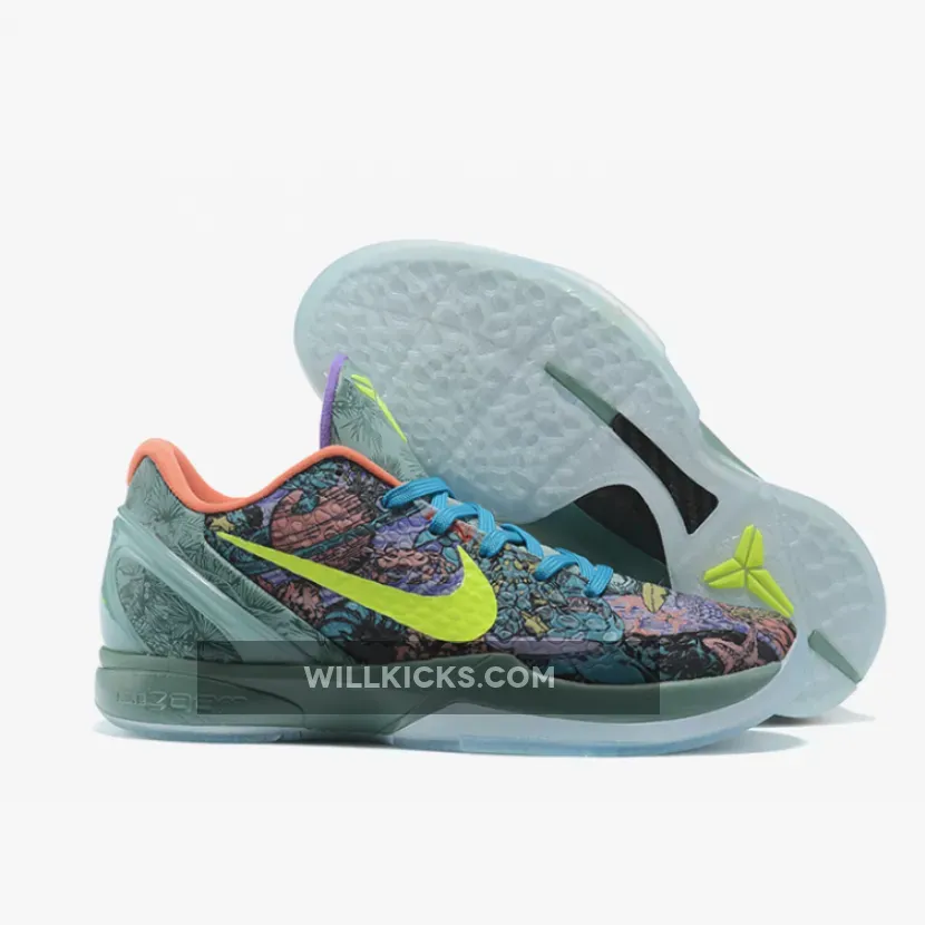 Nike Kobe 6 'Prelude' Cannon/Volt-Purple Venom-Turf Orange / Kobe 6 For Sale 640220-001