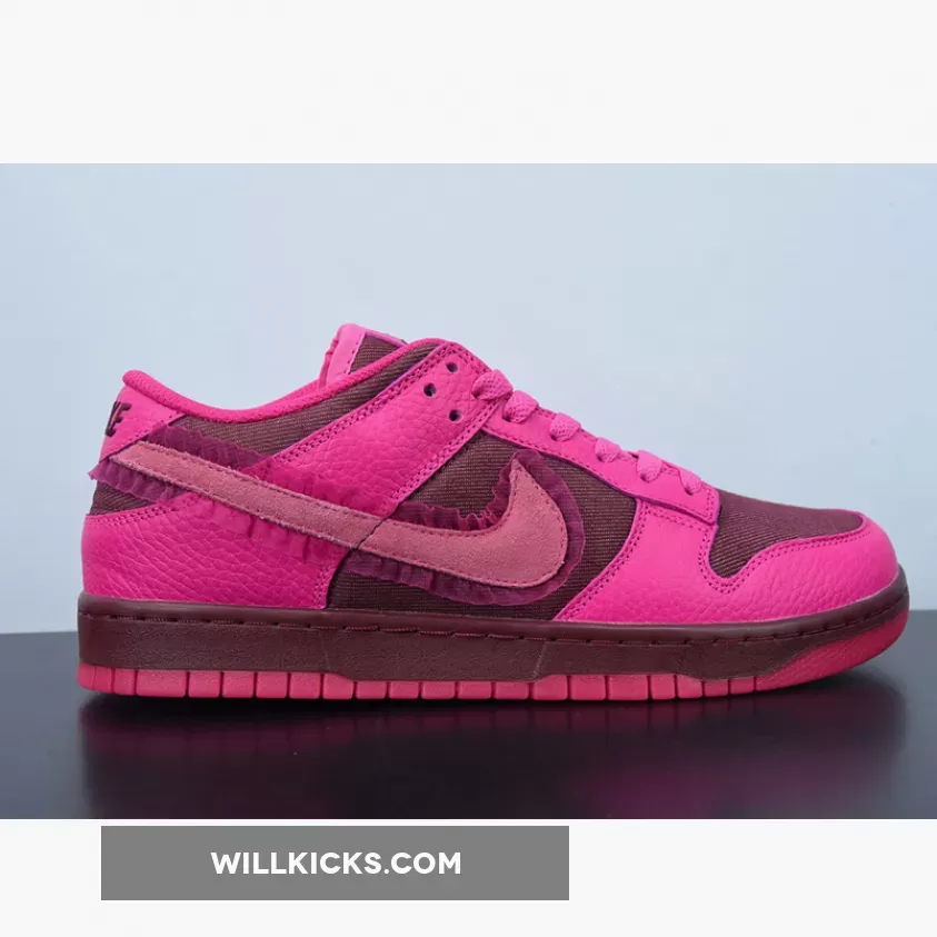 Nike Dunk Low 'Valentine's Day' Team Red/Pink Prime DQ9324-600 / nike dunk low pink prime