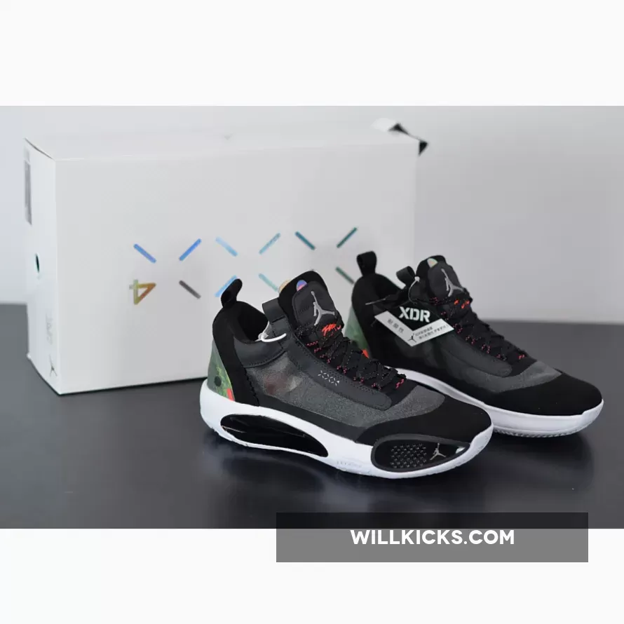 Air Jordan 34 Low Heritage Black Red CU3475-001, jordan 34 red