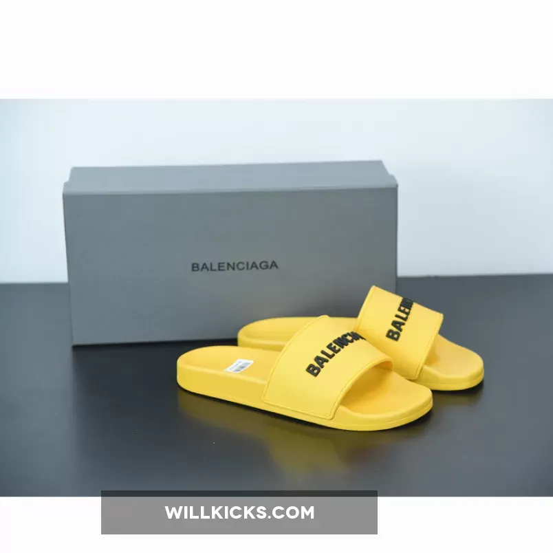 Balenciaga Logo Pool Sides Sandals Dark Grey 1675867640 Online Sale