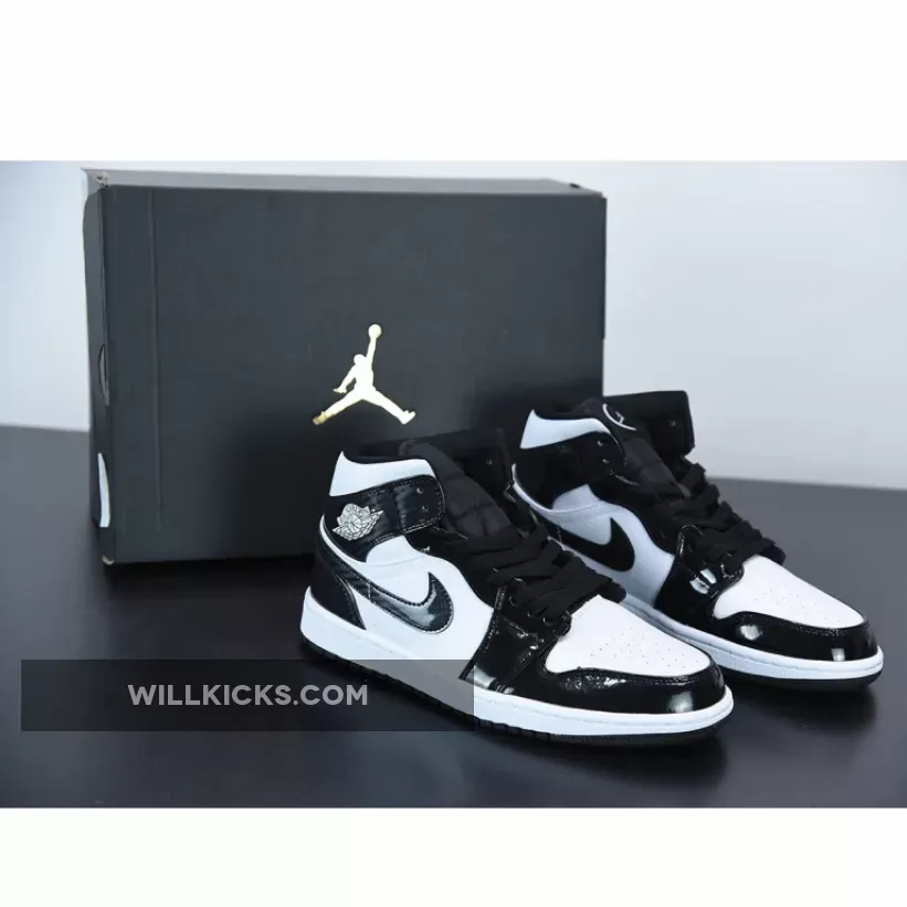 Air Jordan 1 Mid 'All-Star' Black/White / all star jordan 1 high