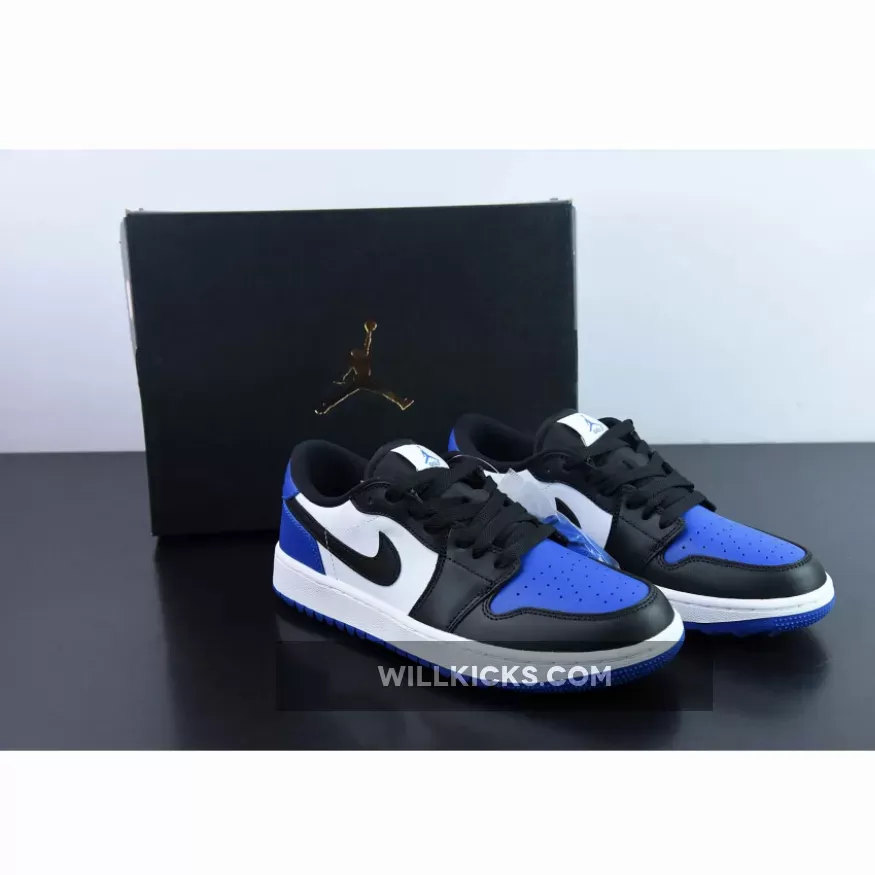 Air Jordan 1 Low Golf Royal Toe White/Black-Sport Royal DD9315-102