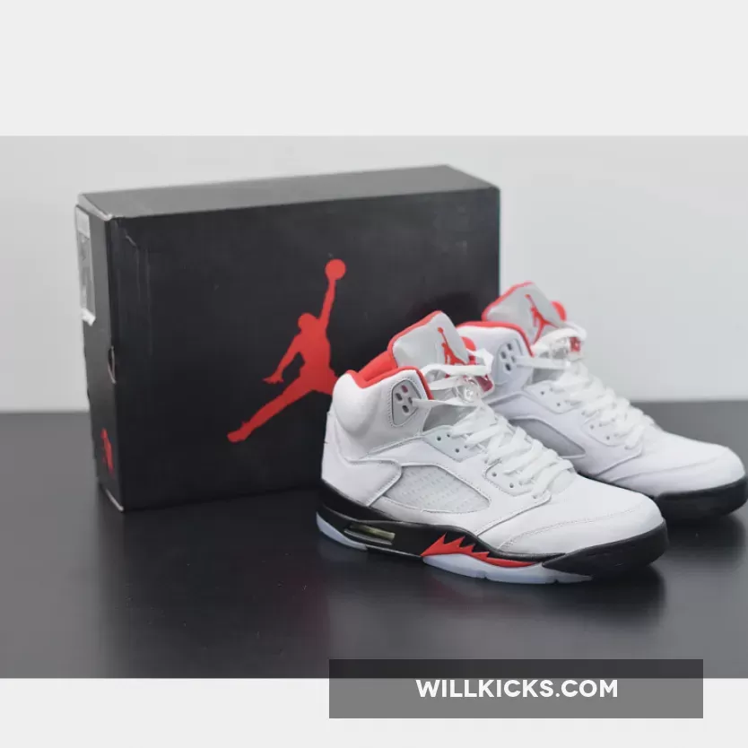 Air Jordan 5 Fire Red 3M Silver Tongue DA1911-102, jordan 5 fire red