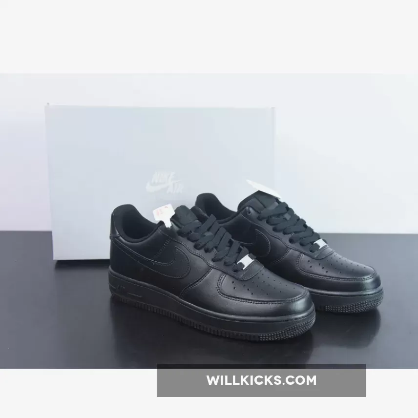 Nike Air Force 1 07 Triple Black CW2288-001 af1 triple black