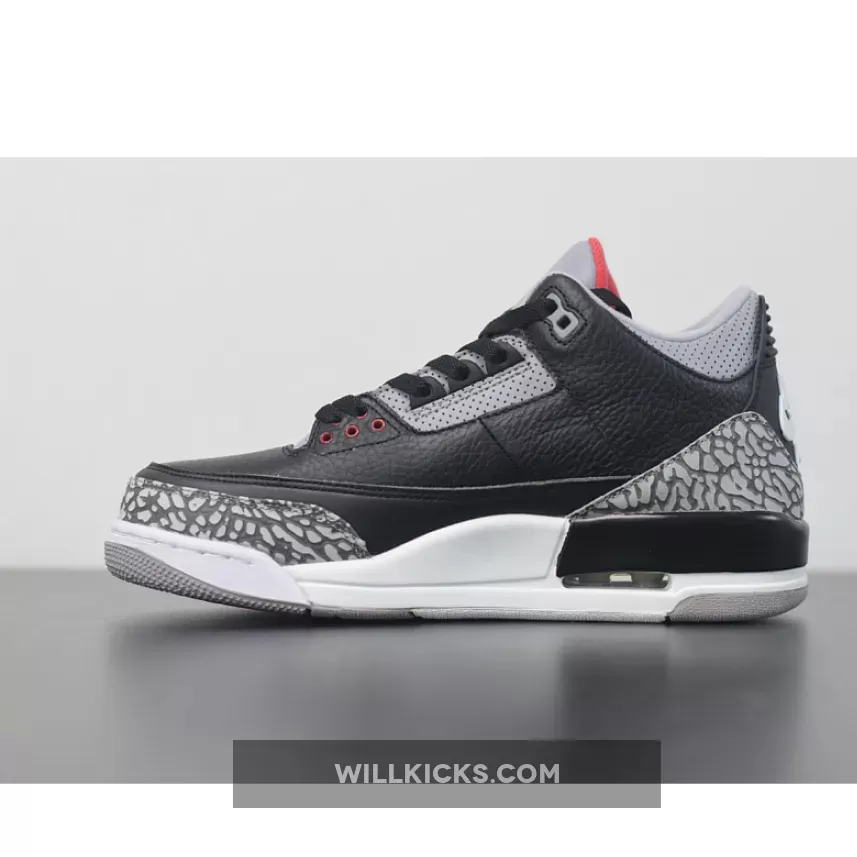 Air Jordan 3 Retro OG 'Black Cement' Black/Fire Red-Cement Grey / jordan 3 ogs