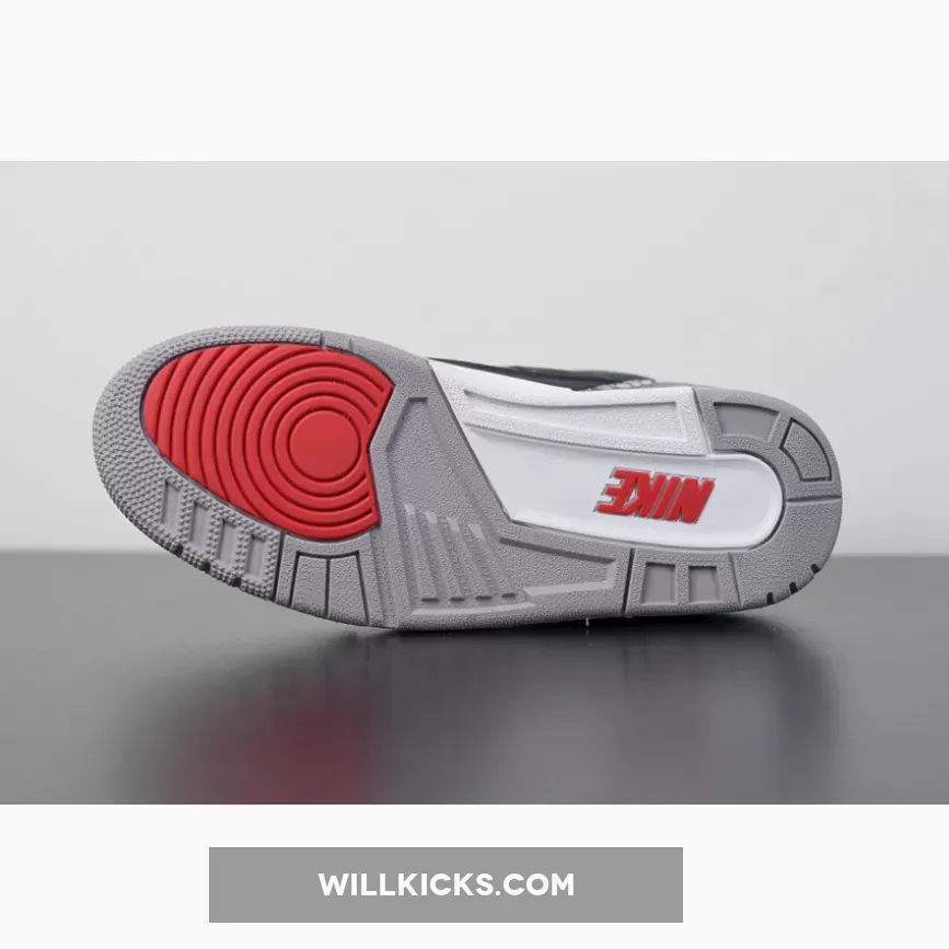 Air Jordan 3 Retro OG 'Black Cement' Black/Fire Red-Cement Grey / jordan 3 ogs