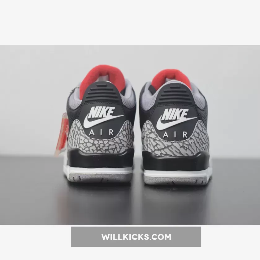Air Jordan 3 Retro OG 'Black Cement' Black/Fire Red-Cement Grey / jordan 3 ogs