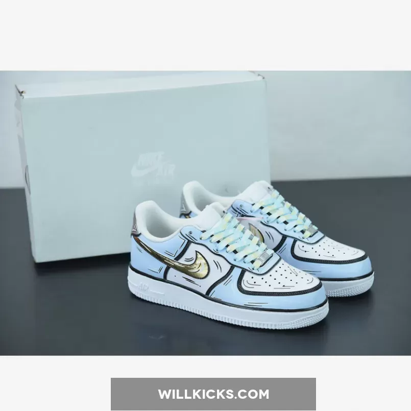 Air Force 1 Black White And Gold - Nike Air Force 1 Low Black White Gold Black 1675866857