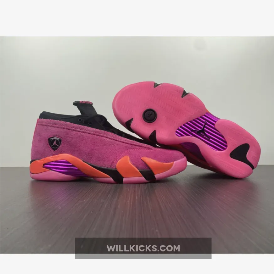 Air Jordan 14 Low 'Shocking Pink' Pink Blast/Black-Flash Crimson / air jordan 14 shocking pink