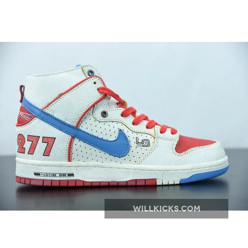 Ishod Wair x Magnus Walker x Nike SB Dunk High White Blue Red #magnus walker dunks