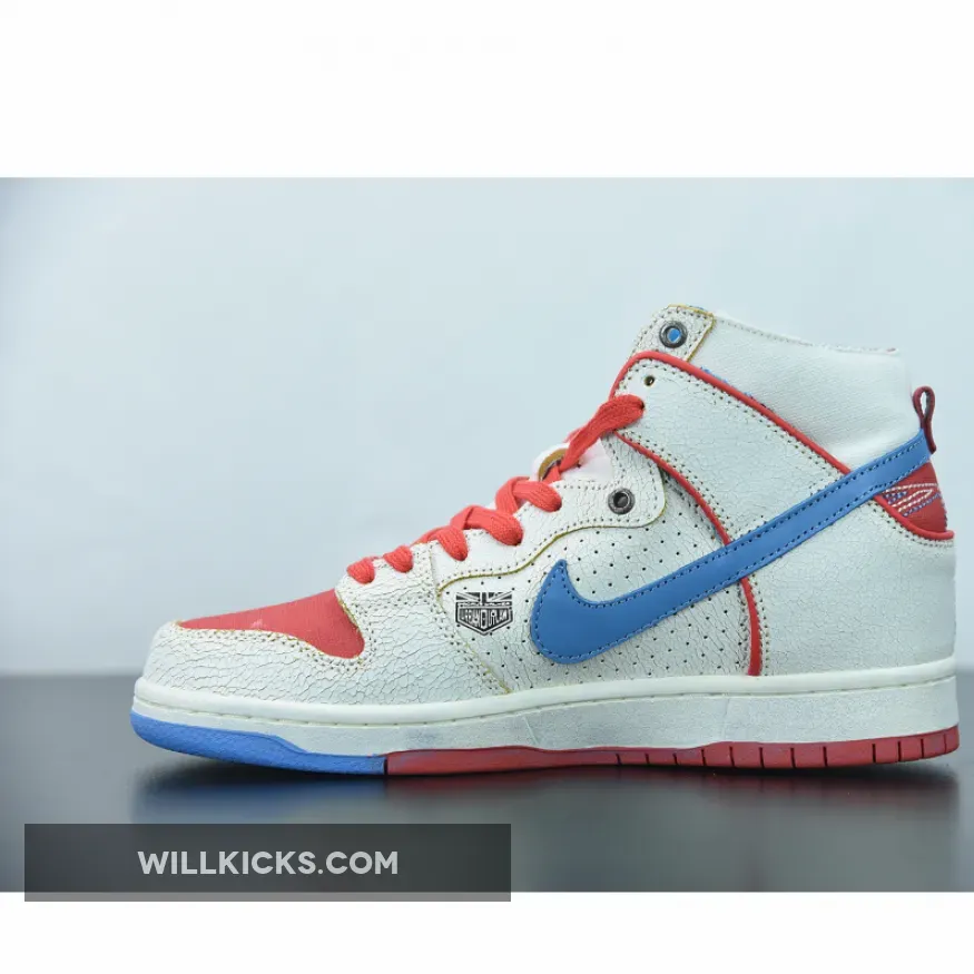 Ishod Wair x Magnus Walker x Nike SB Dunk High White Blue Red #magnus walker dunks