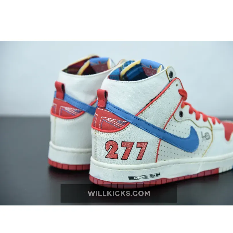 Ishod Wair x Magnus Walker x Nike SB Dunk High White Blue Red #magnus walker dunks