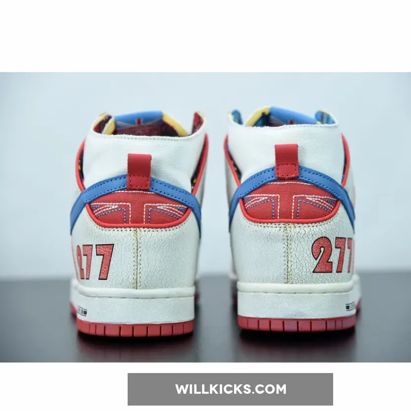 Ishod Wair x Magnus Walker x Nike SB Dunk High White Blue Red #magnus walker dunks