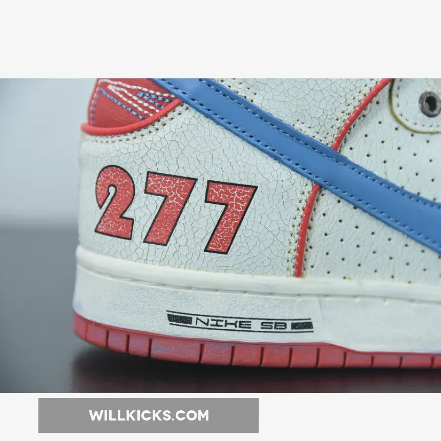 Ishod Wair x Magnus Walker x Nike SB Dunk High White Blue Red #magnus walker dunks